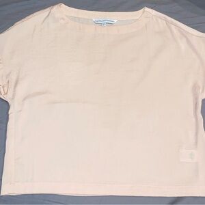 Cupcakes and Cashmere Satin-like light pink Blouse Size Small